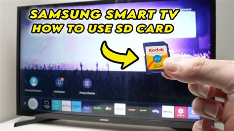 c card for smart tv|How to Use SD Card on Samsung Smart TV (Watch Movies and .